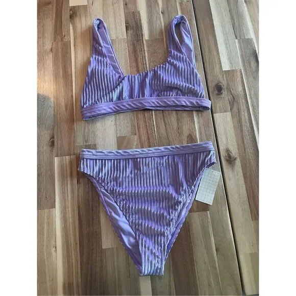 DIPPIN DAISY PURPLE VELVET BIKINI - Picture 2 of 6